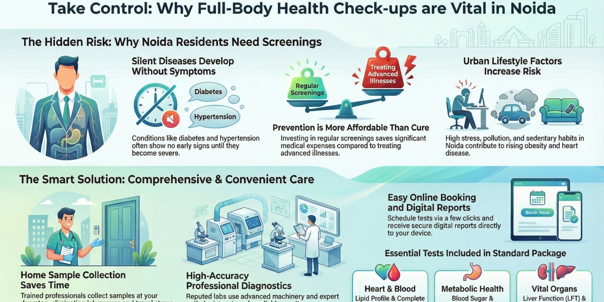 Why Regular Health Screening is Essential: A Complete Guide to Blood Tests and Full Body Checkups in Noida
